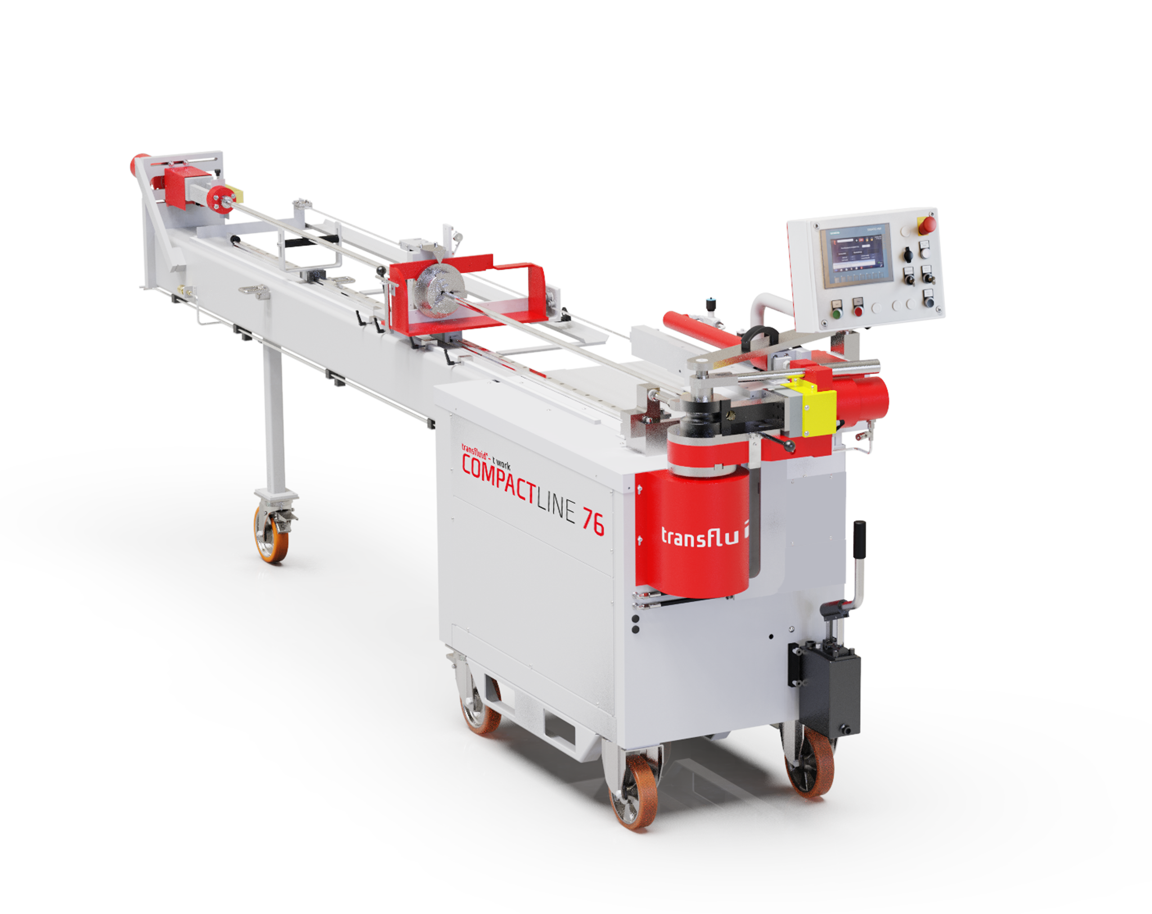 Mobile and compact pipe processing